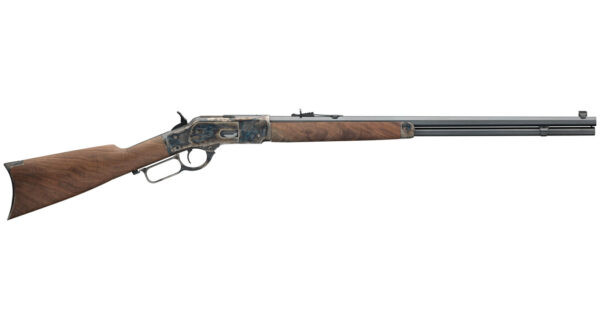 Winchester Model 1873 Sporter 38/357 Octagon Lever Action Rifle with Color Case Hardened Re